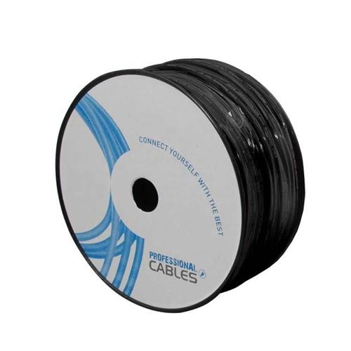 Cable manguera para altavoz 2 x 2mm negro MKS-1400