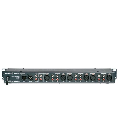 Mezclador de audio 6ch 1HU rack MMX60 Mezclador de audio 6ch 1HU rack MMX60