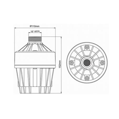 Motor de compresion para linea de 100 V MT35 MKII