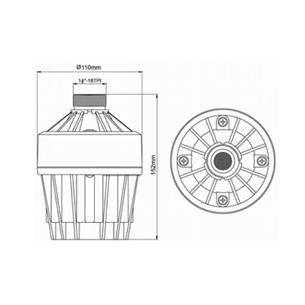 Motor de compresion para linea de 100 V MT 60 MKII 2