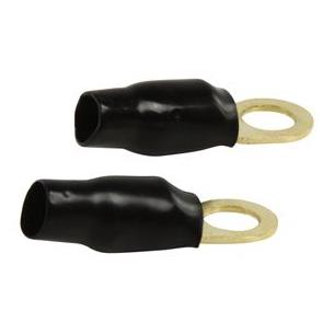 Terminal car-audio redondo cable 12mm negro