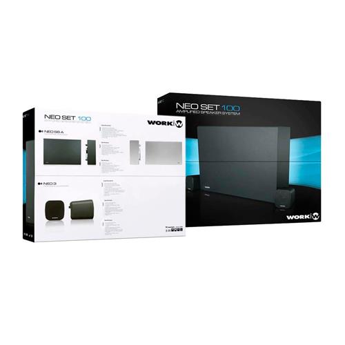 Sistema de audio amplificado blanco NEO SET 100 BT