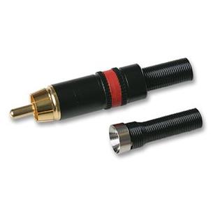 Conector RCA macho aereo rojo NYS-373-2