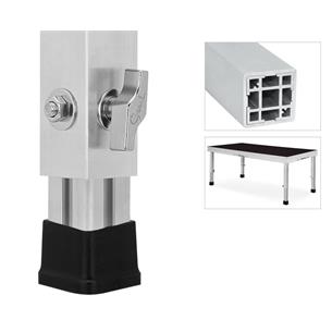 Pata telescopica 50x50mm regular altura 700 a 1200mm PTA5-T/70-120