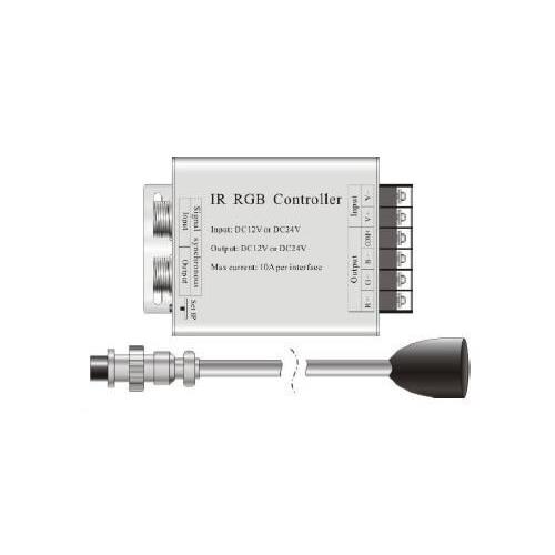 Controlador Led QS-IR-RGB Control Dimmer 10A max