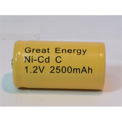 Bateria 1,2V 2500mAh Ni-Cd tipo C