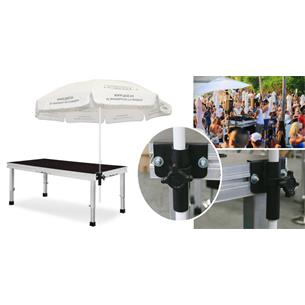 Soporte sombrilla parasol para tarimas Guil SB/TM-01