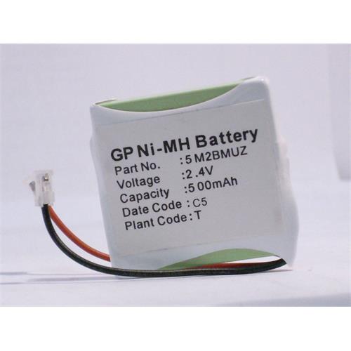 Bateria 2,4V 600mAh NI-MH 33,5x38,0x6,5mm