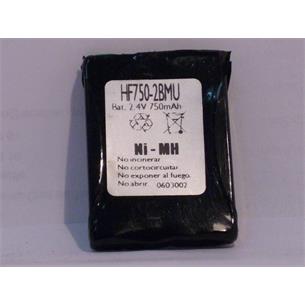 Bateria 2,4V 750mAh Ni-MH plano