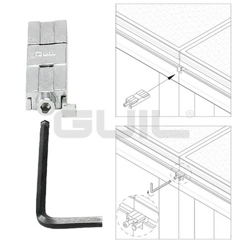 Sistema de union guias para tarimas Guil TMU-01