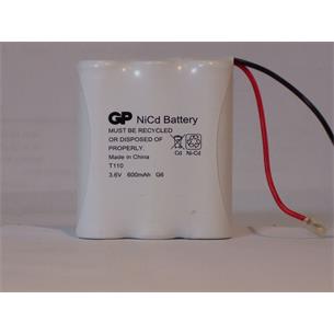 Bateria 3,6V 600mAh Ni-Cd T110