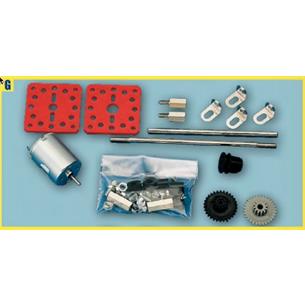 Kit 7 engranages y motor de 6V