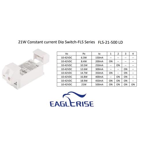 Led Driver FLS-21-500 150-500mA 21W Eaglerise