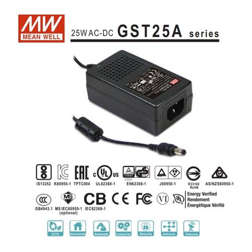 Mean Well. Fuente alimentacion 24Vdc 1A GST