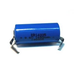 Pila litio 3,6V ER14335 33x14mm 3p soldar