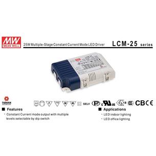 Mean Well.Led Driver C.Constante 25W LCM-25