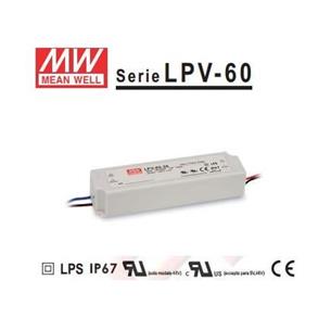 Mean Well. Fuente de alimentacion LPV-60-5 5V 8A