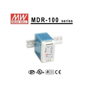 Mean Well. Fuente carril DIN fijo 24v 4A serie MDR