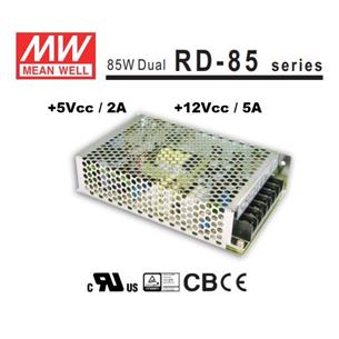 Mean Well Fuente dual RD-85A 5V/12V