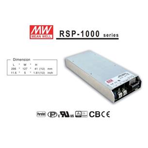 Mean Well Fuente de alimentacion 24V 40A
