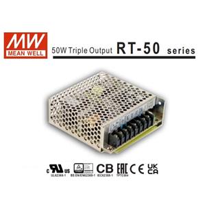 Mean Well Fuente triple RT-15+5+15 Vcc