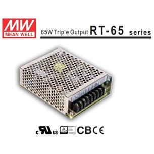 Mean Well Fuente triple RT-65A +5+12-5 66W